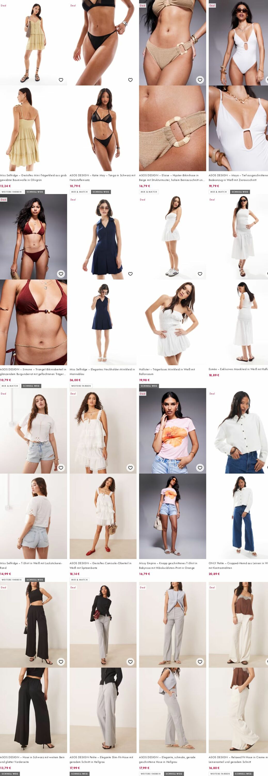 Prospekt Asos 04.08.2025 - 13.08.2025