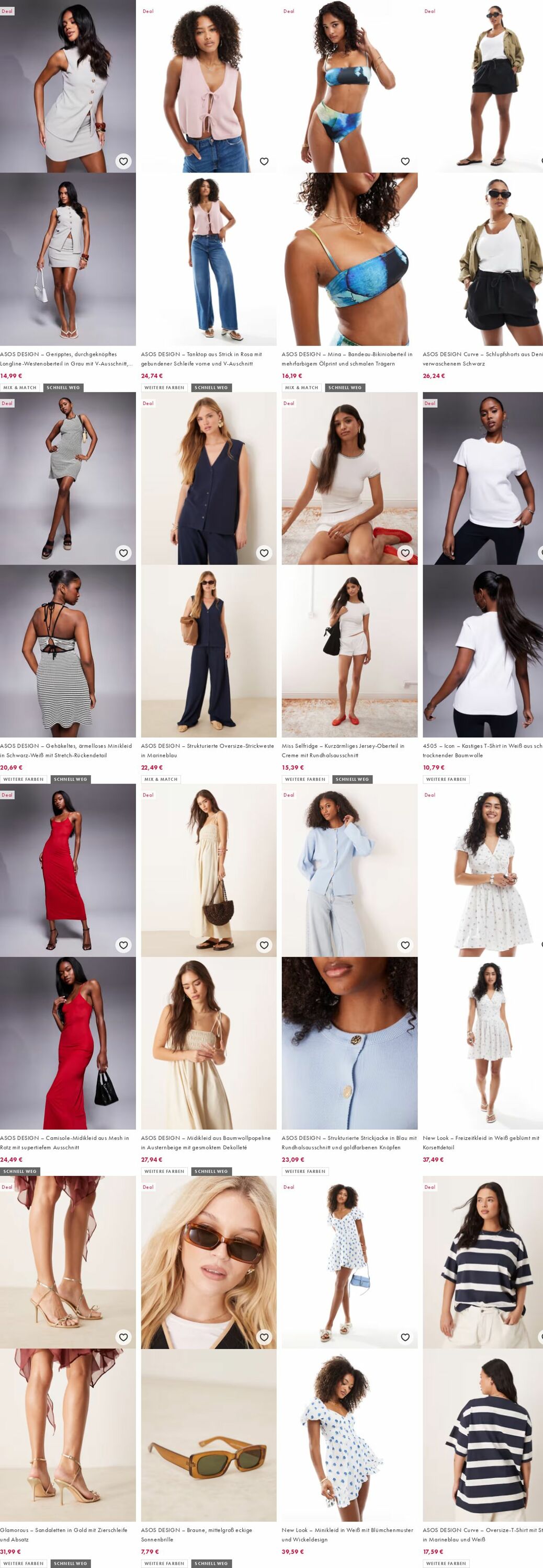 Prospekt Asos 04.08.2025 - 13.08.2025