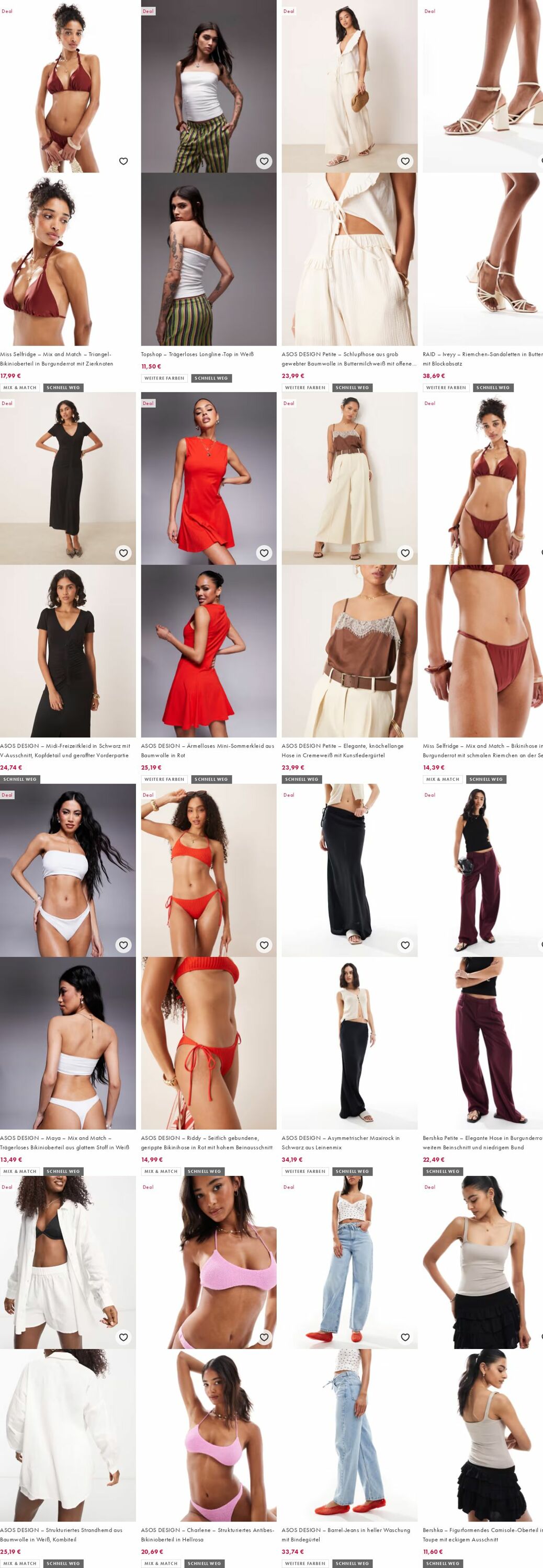 Prospekt Asos 04.08.2025 - 13.08.2025