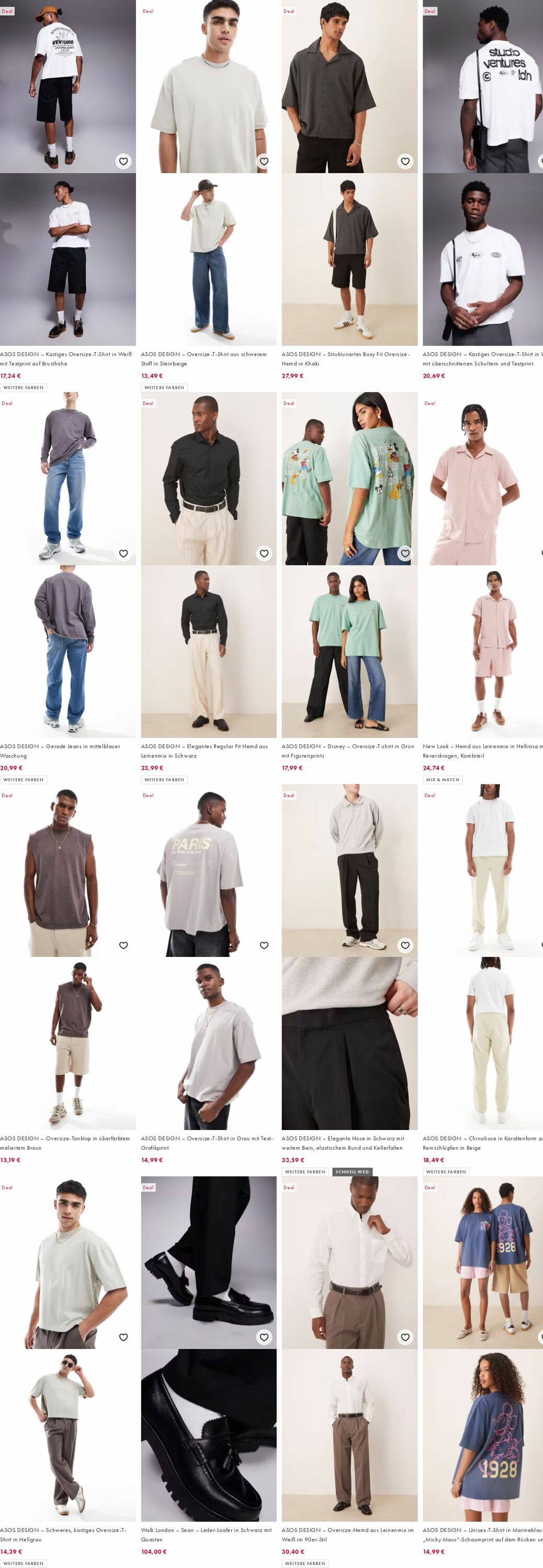 Prospekt Asos 04.08.2025 - 13.08.2025