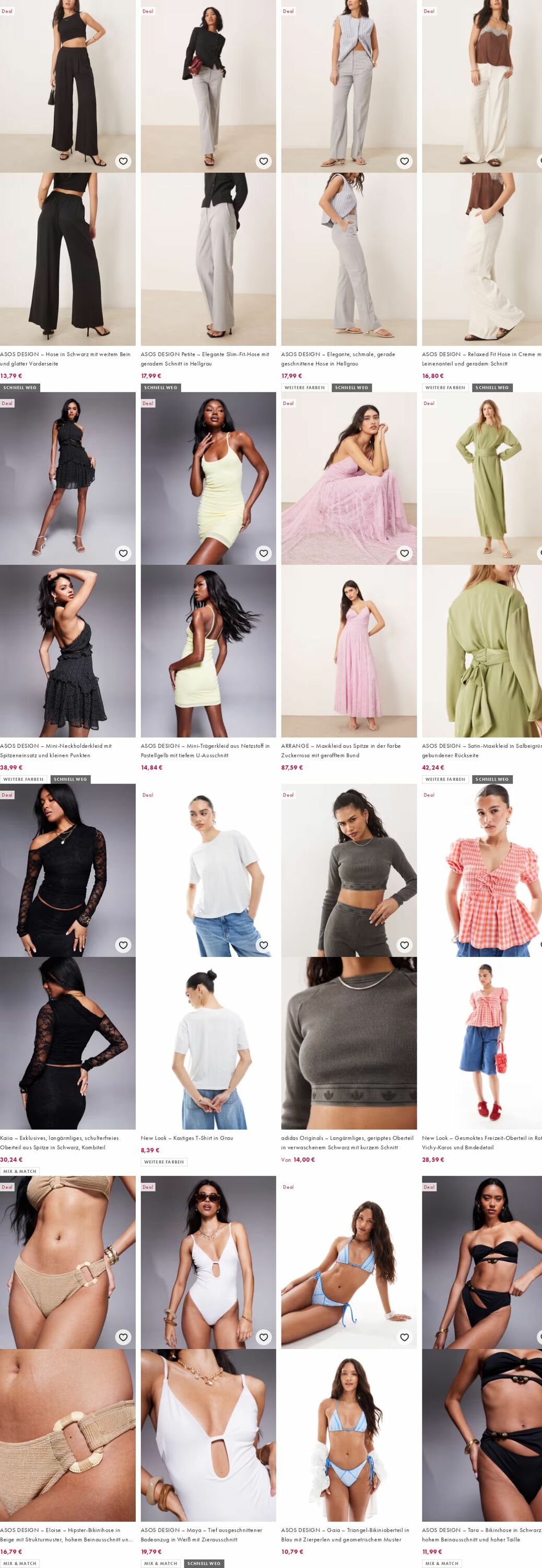 Prospekt Asos 04.08.2025 - 13.08.2025