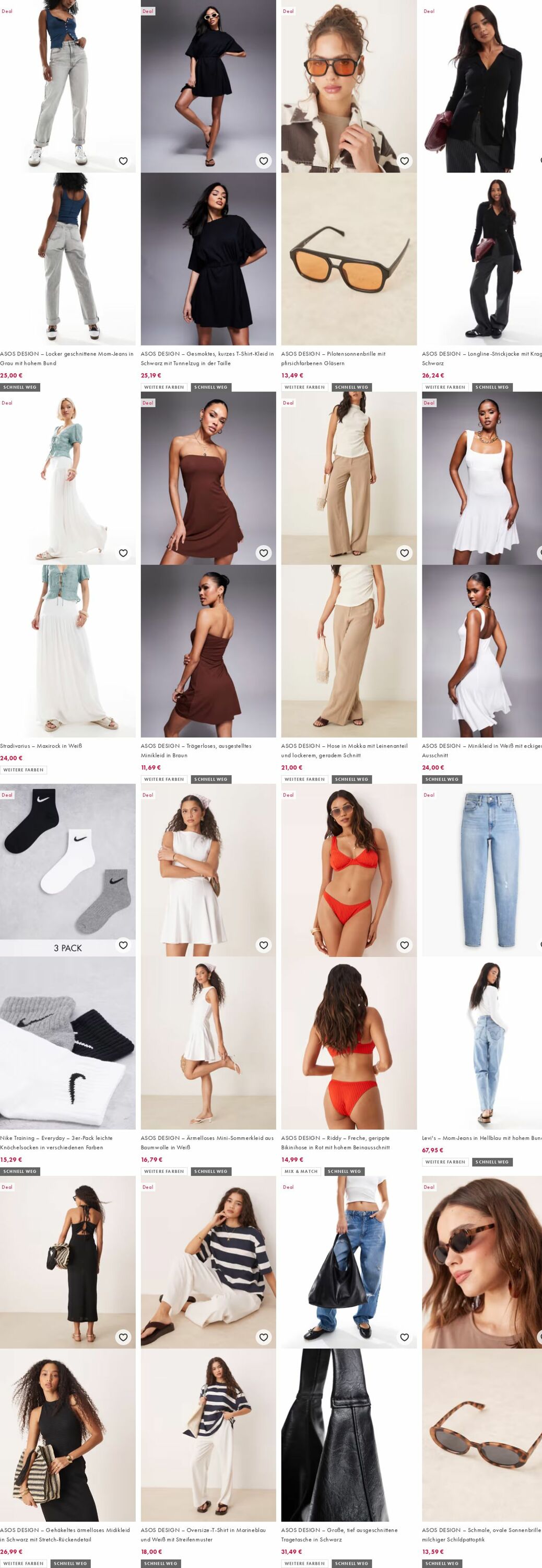 Prospekt Asos 04.08.2025 - 13.08.2025