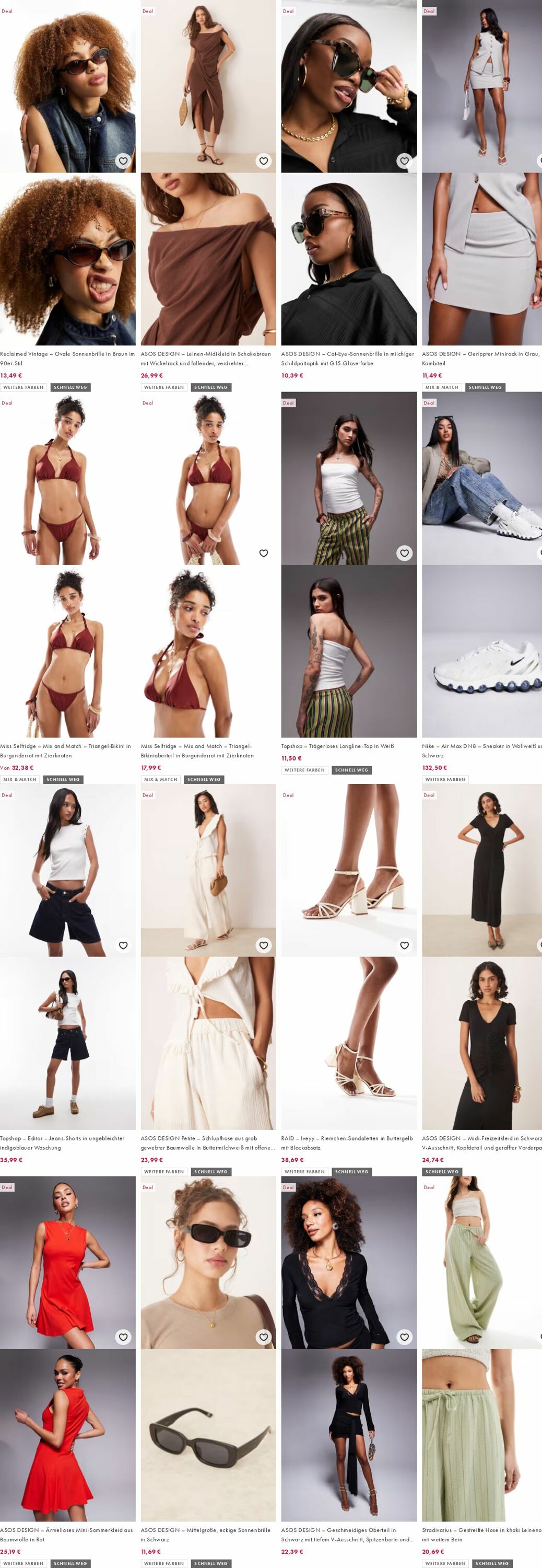 Prospekt Asos 04.08.2025 - 13.08.2025