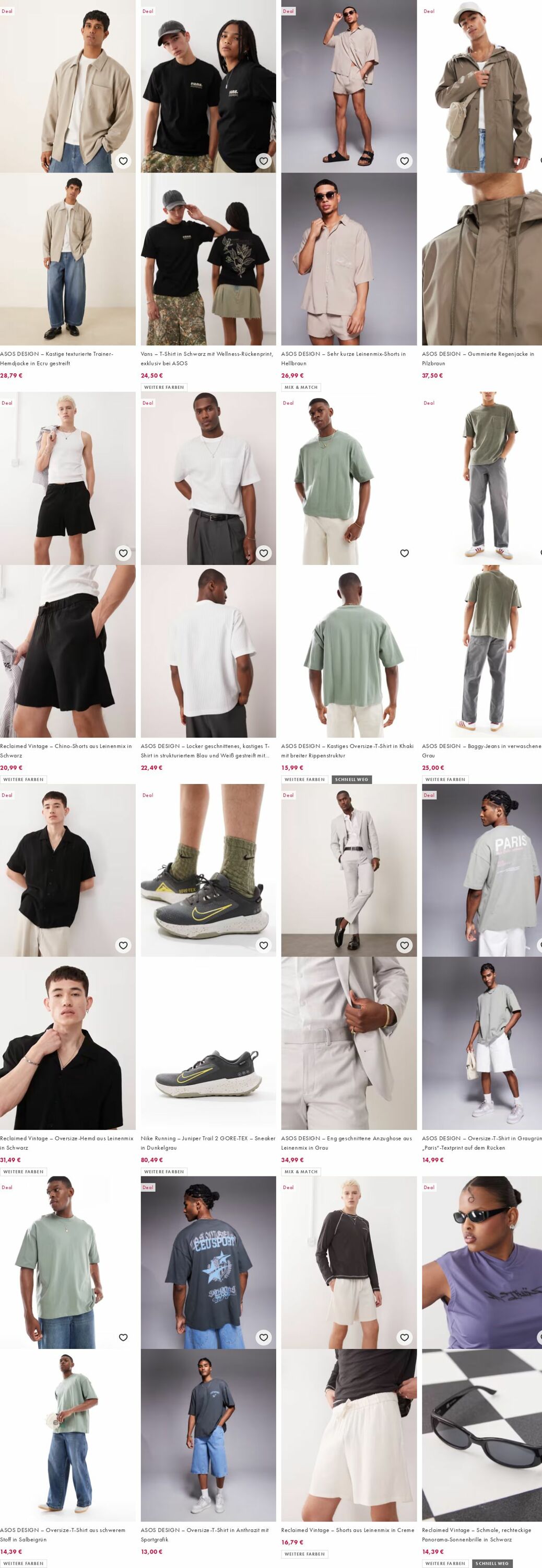 Prospekt Asos 04.08.2025 - 13.08.2025