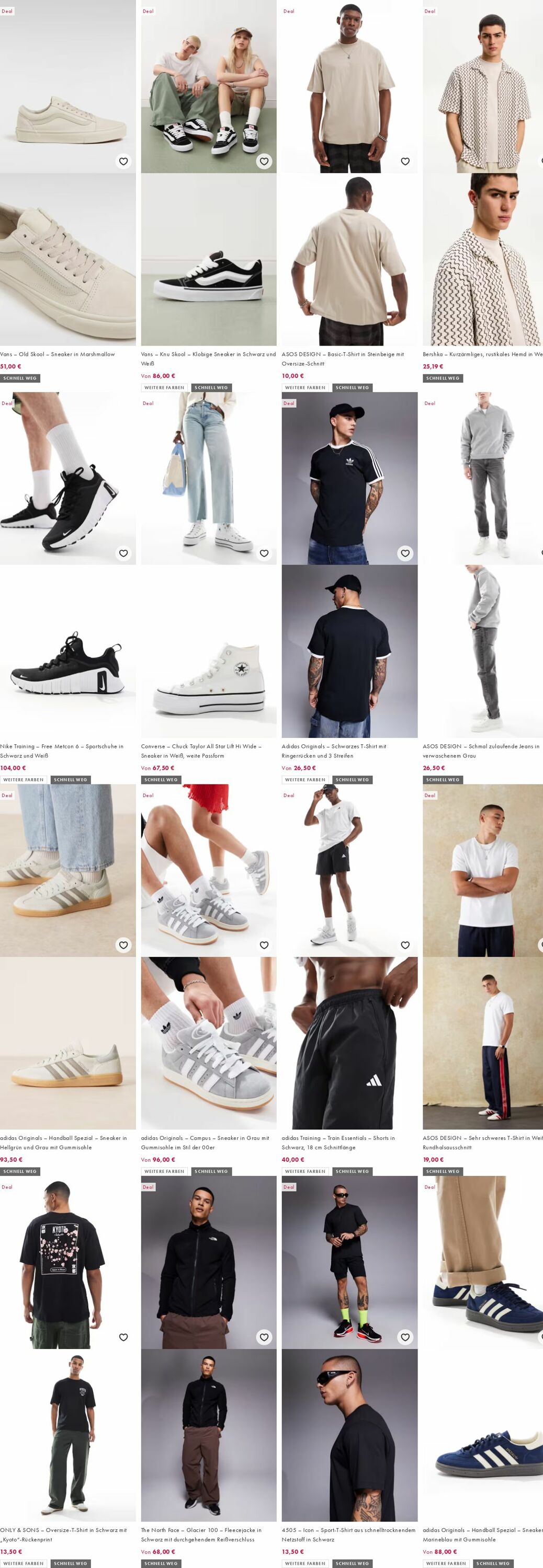 Prospekt Asos 04.08.2025 - 13.08.2025