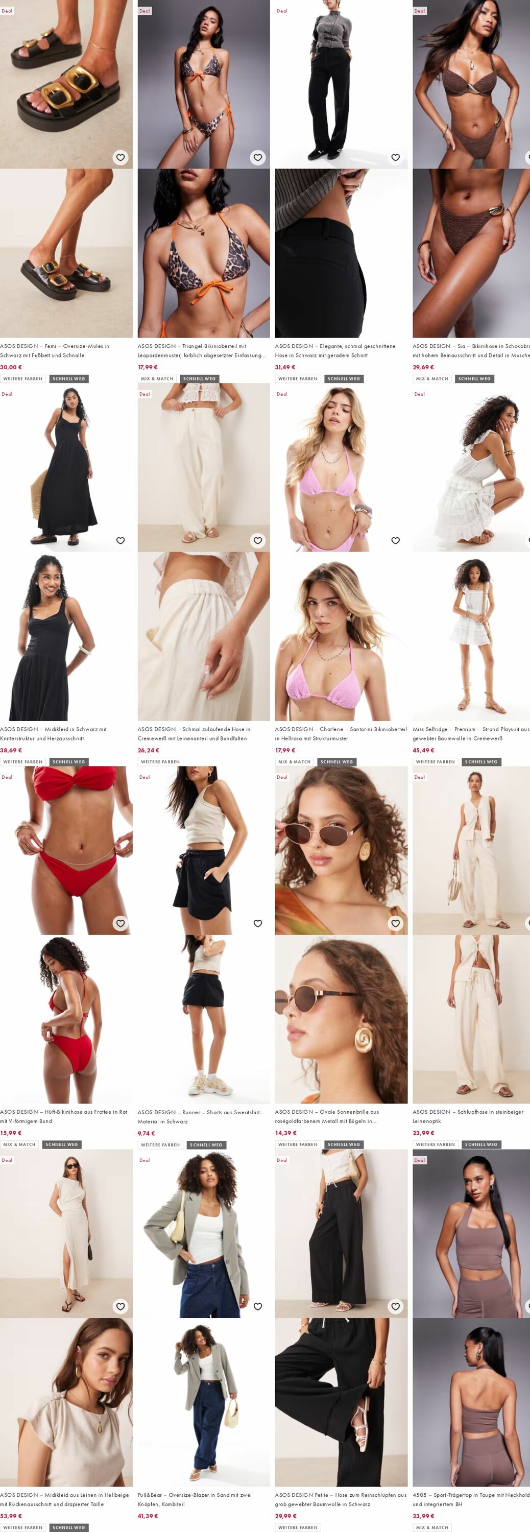 Prospekt Asos 04.08.2025 - 13.08.2025