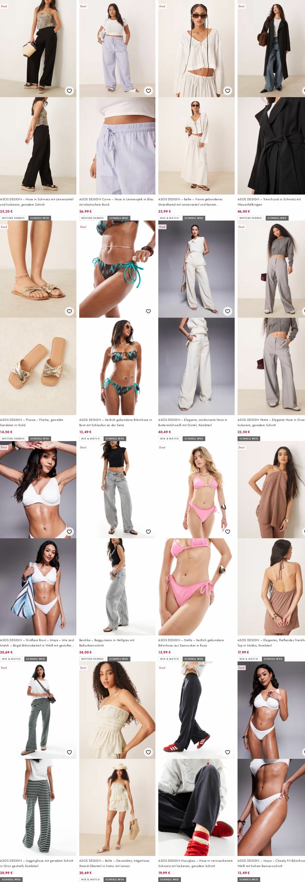 Prospekt Asos 04.08.2025 - 13.08.2025