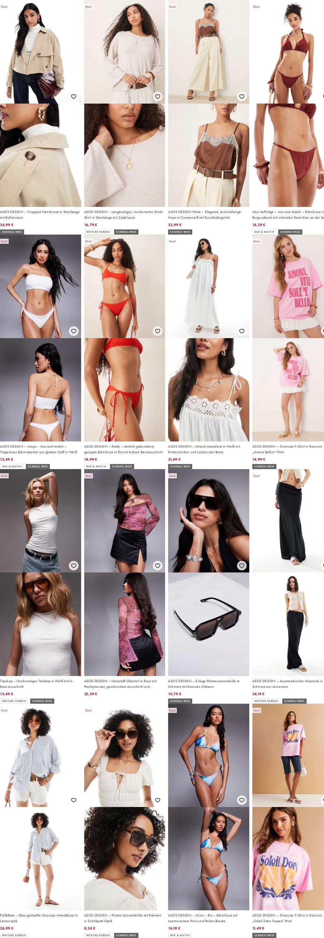 Prospekt Asos 04.08.2025 - 13.08.2025