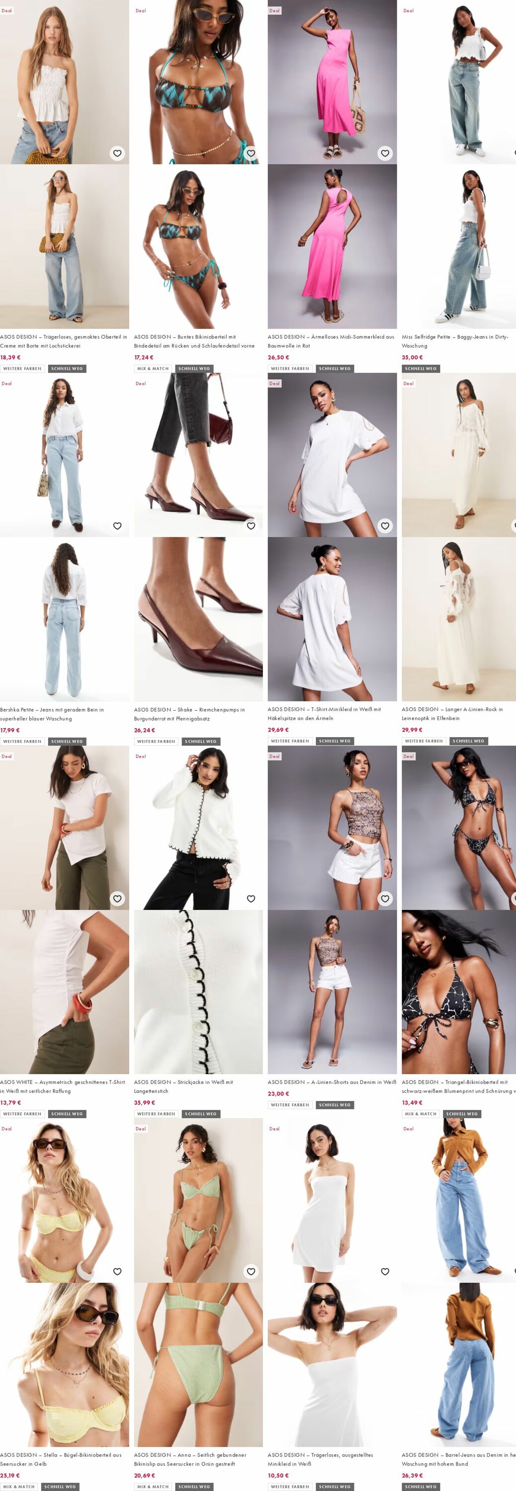 Prospekt Asos 04.08.2025 - 13.08.2025