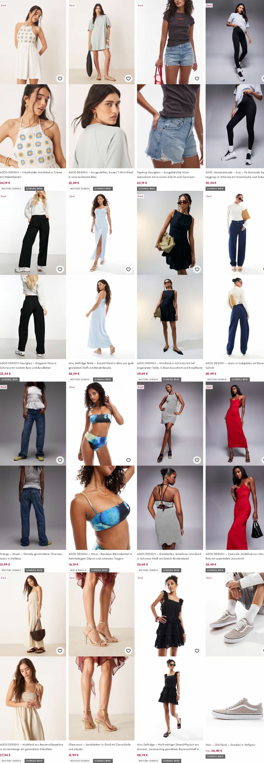 Prospekt Asos 04.08.2025 - 13.08.2025