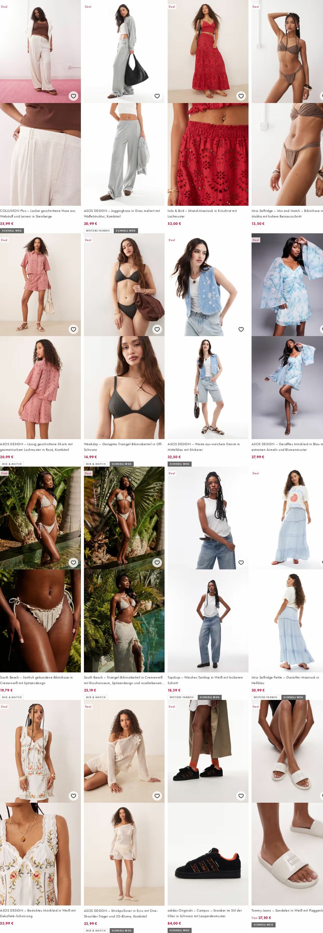 Prospekt Asos 04.08.2025 - 13.08.2025