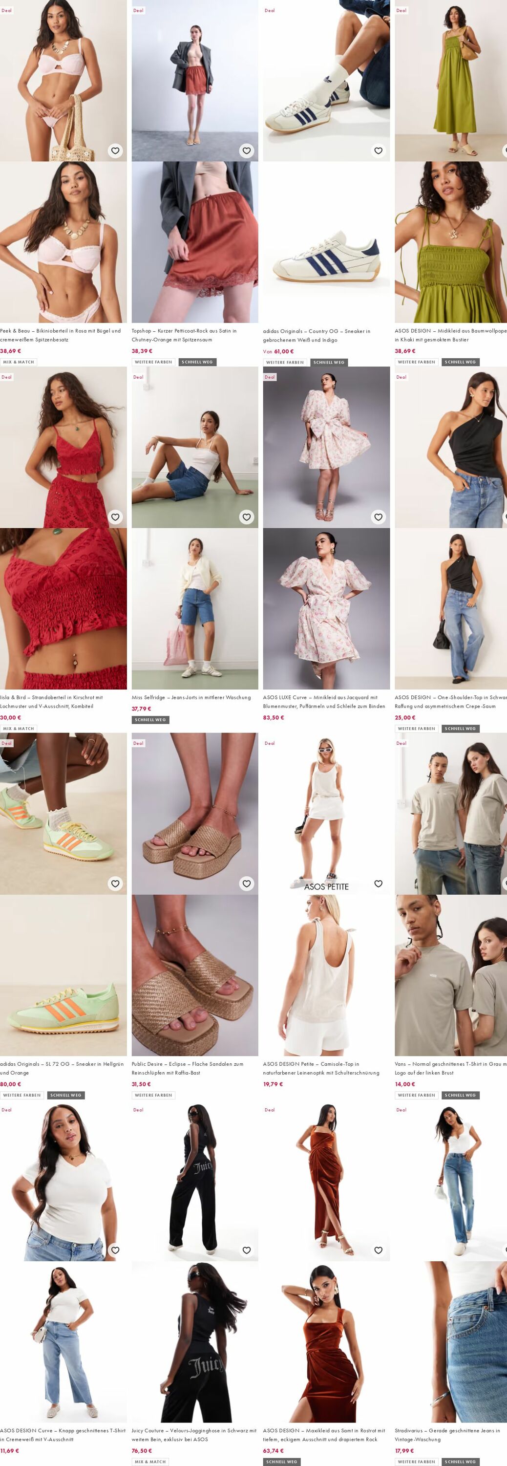 Prospekt Asos 04.08.2025 - 13.08.2025