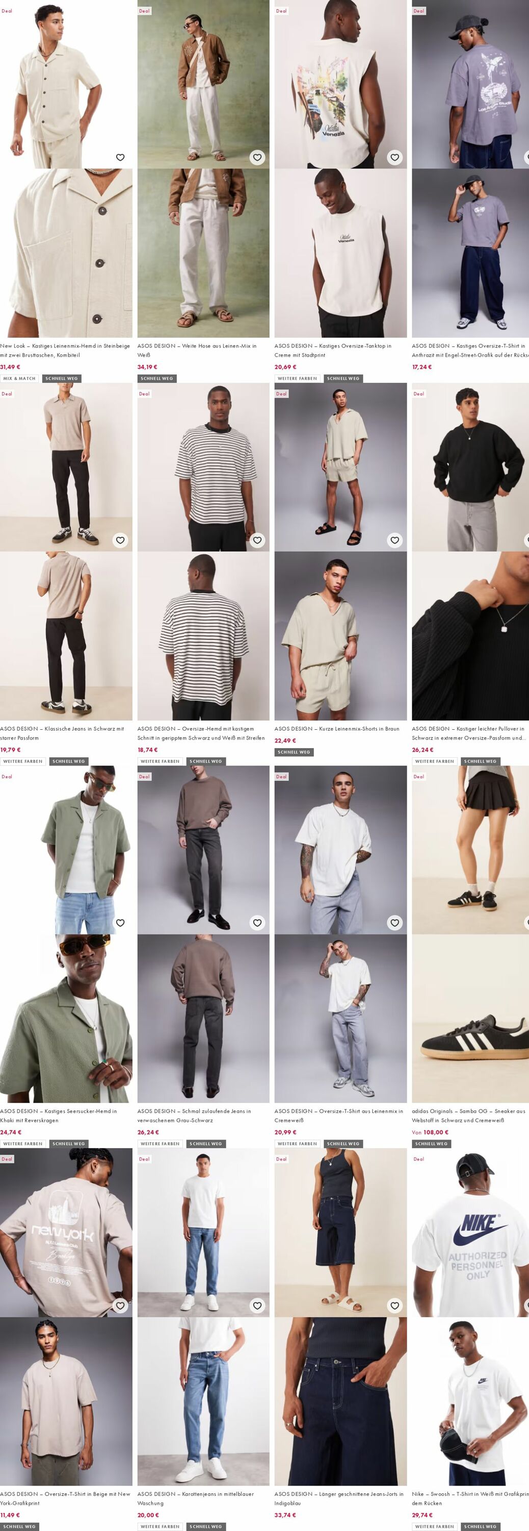 Prospekt Asos 04.08.2025 - 13.08.2025