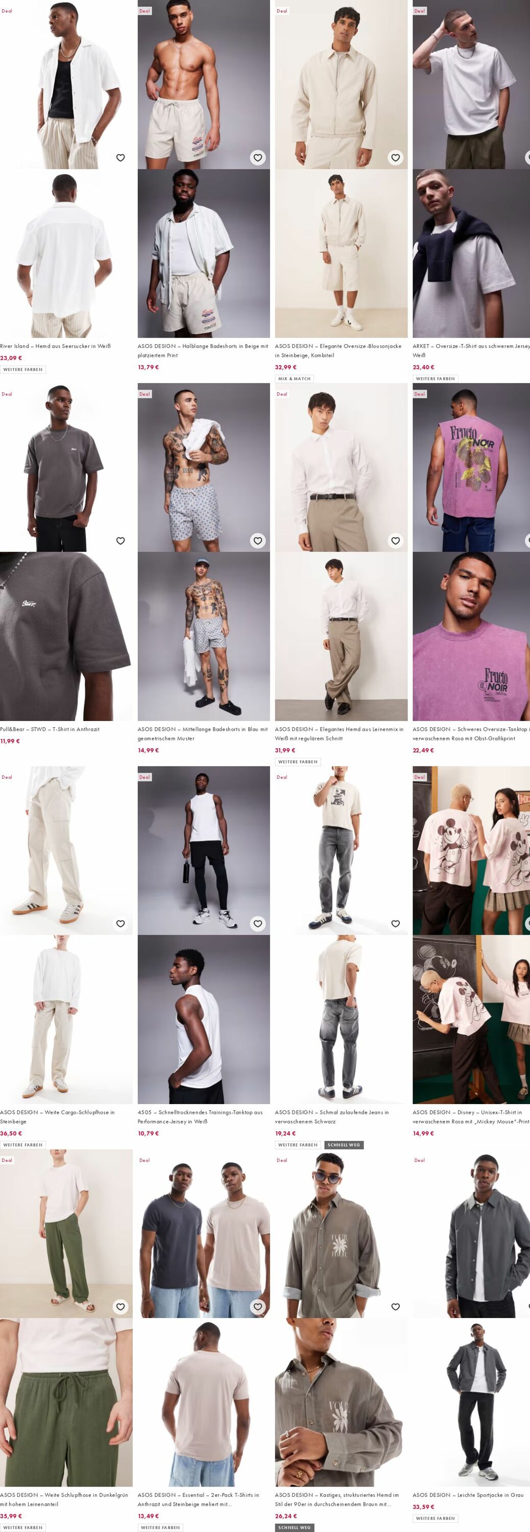 Prospekt Asos 04.08.2025 - 13.08.2025