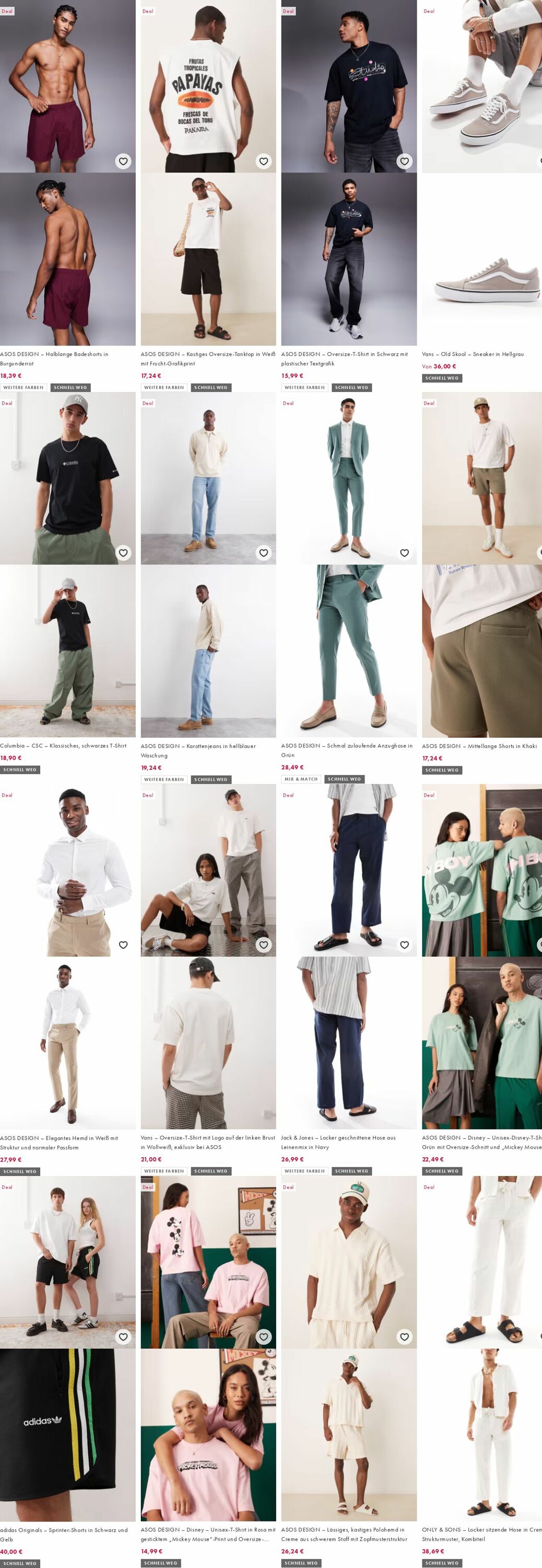 Prospekt Asos 04.08.2025 - 13.08.2025