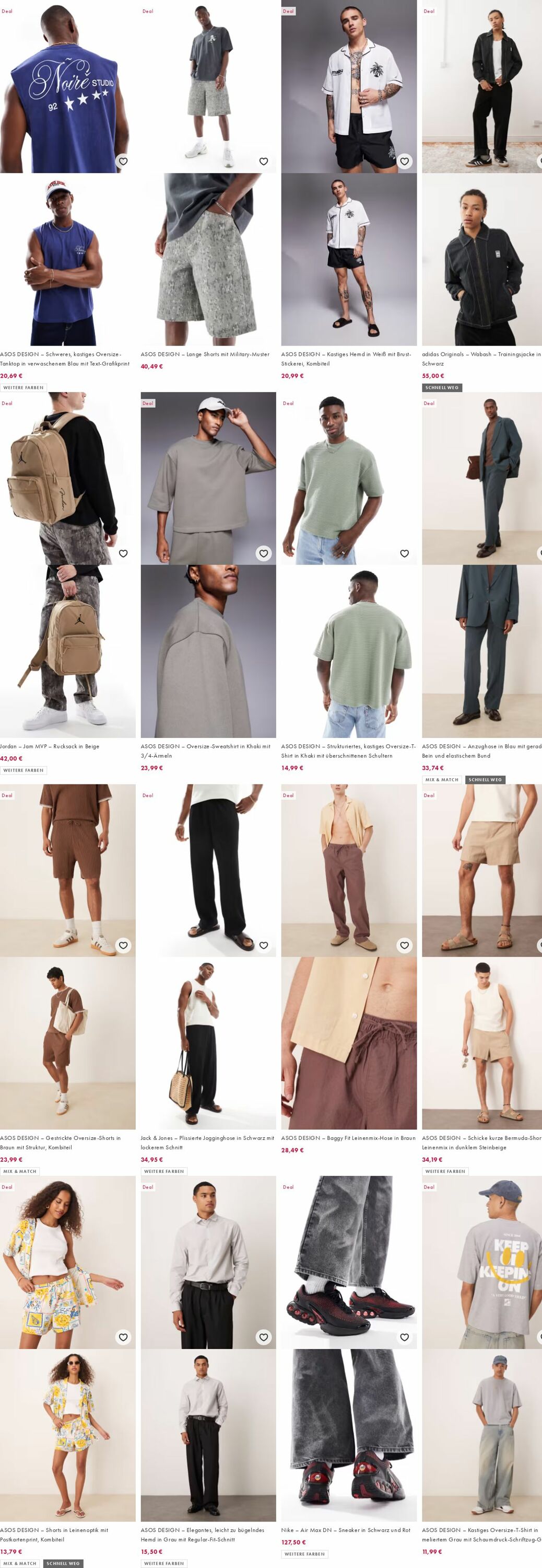 Prospekt Asos 04.08.2025 - 13.08.2025