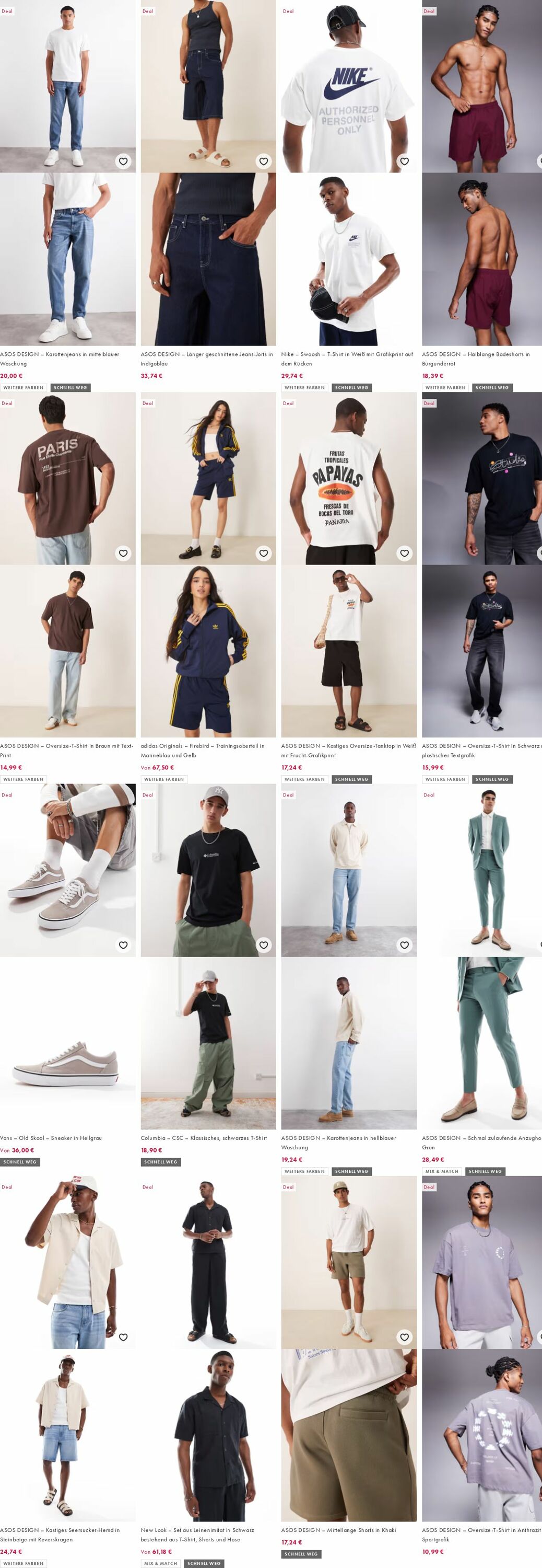 Prospekt Asos 04.08.2025 - 13.08.2025