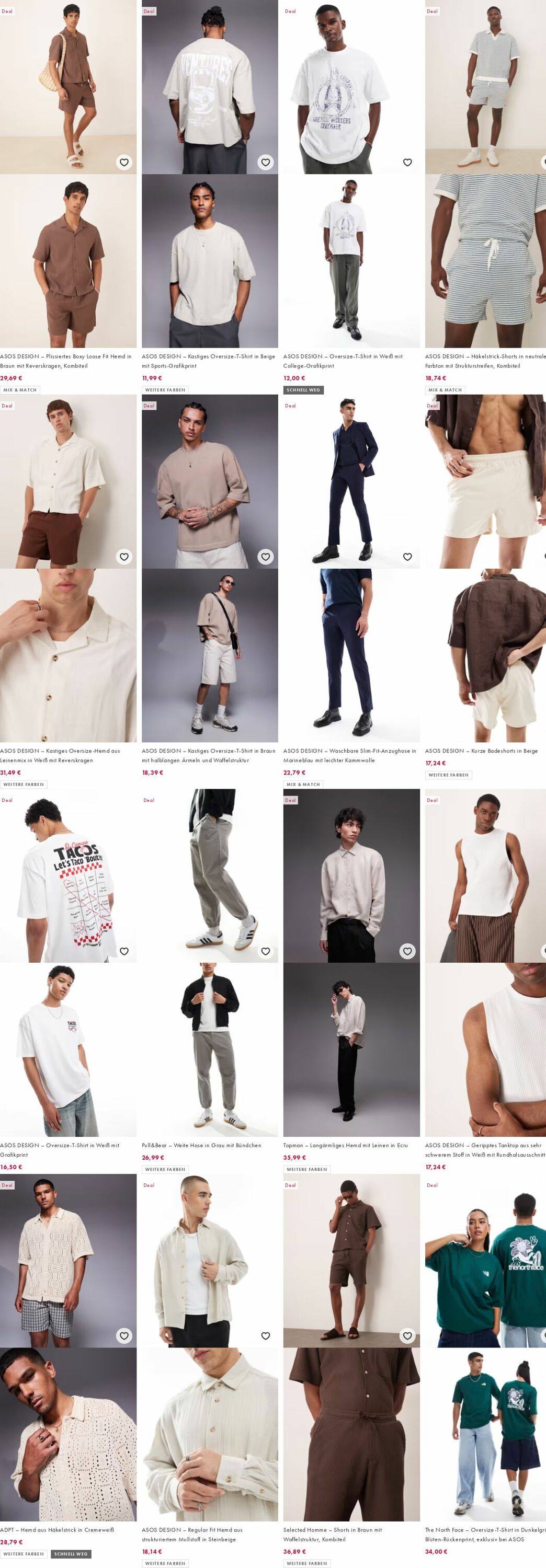 Prospekt Asos 04.08.2025 - 13.08.2025