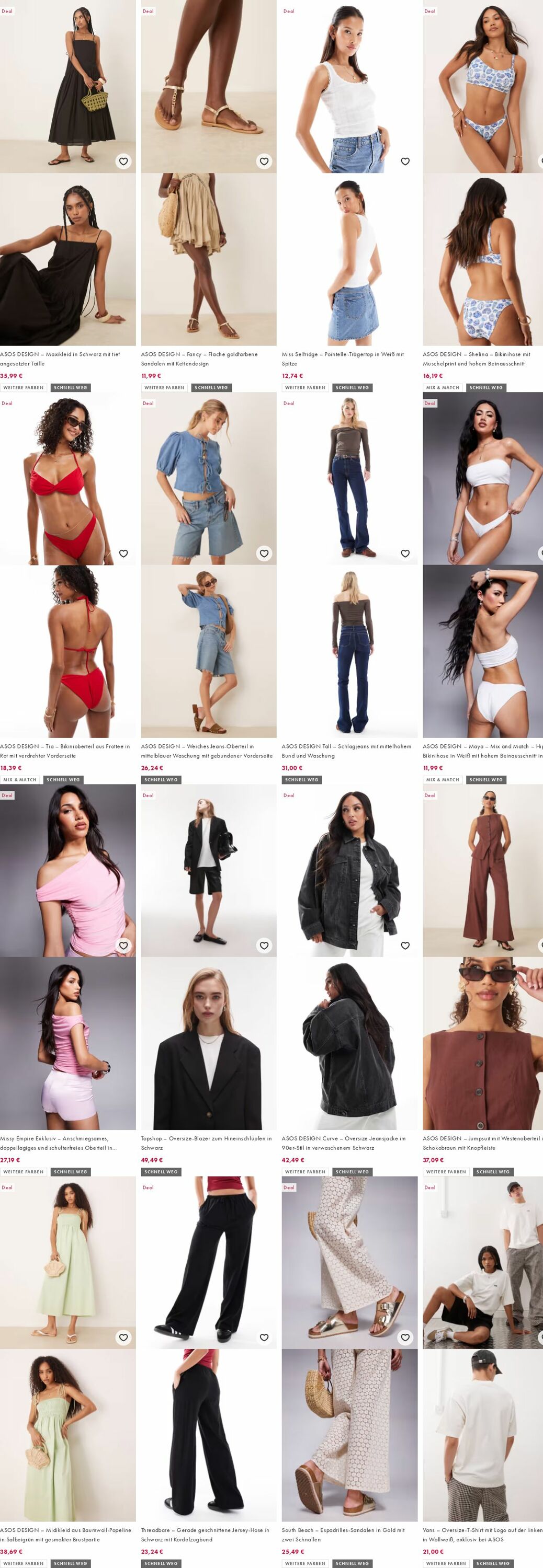 Prospekt Asos 04.08.2025 - 13.08.2025