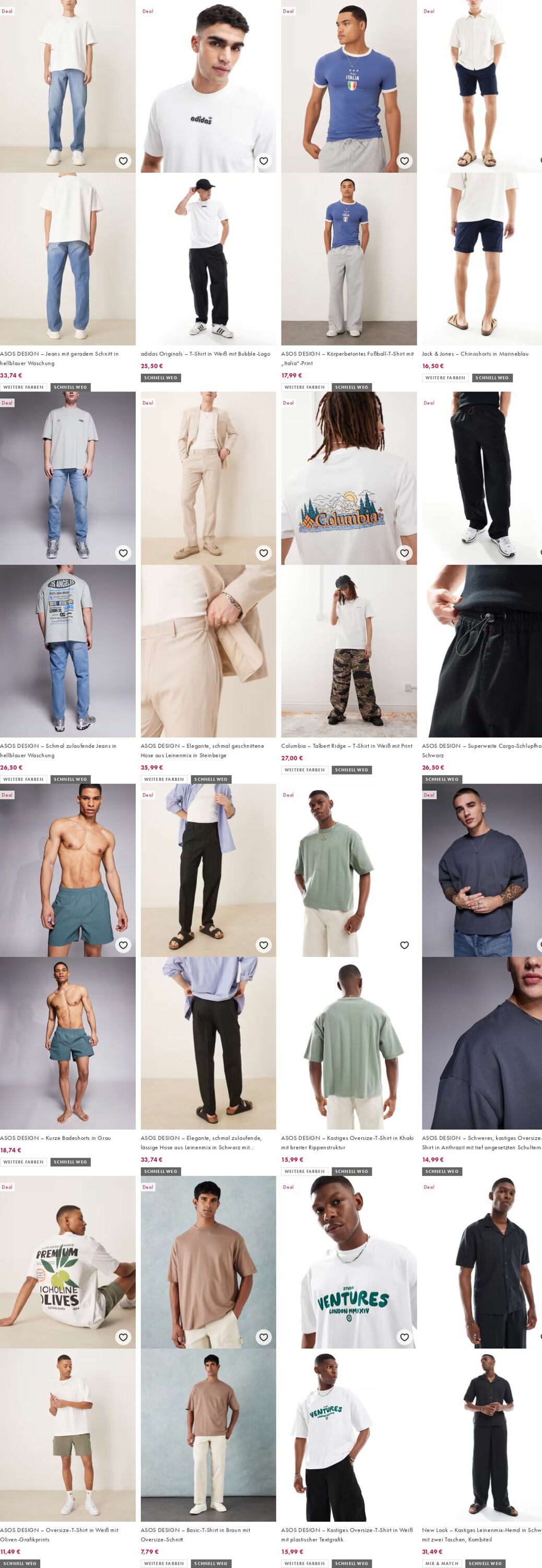 Prospekt Asos 04.08.2025 - 13.08.2025