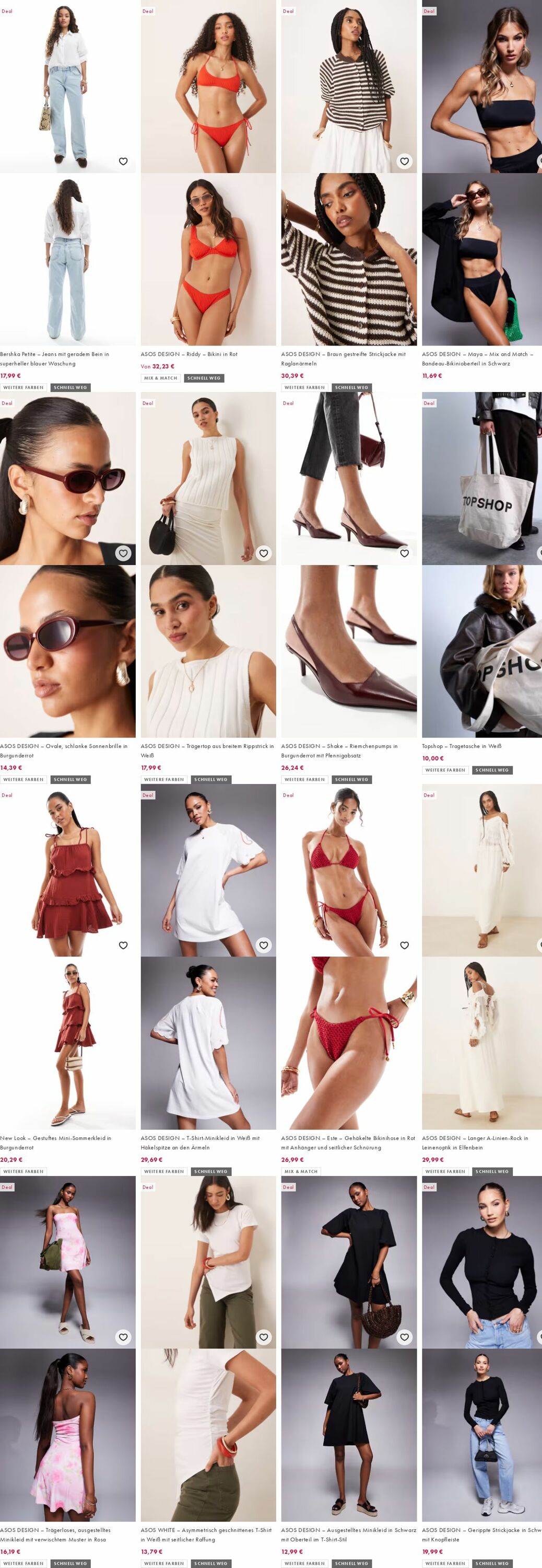 Prospekt Asos 04.08.2025 - 13.08.2025
