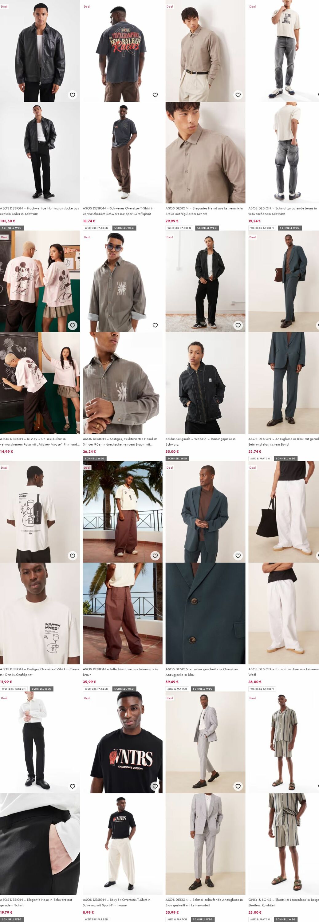 Prospekt Asos 04.08.2025 - 13.08.2025