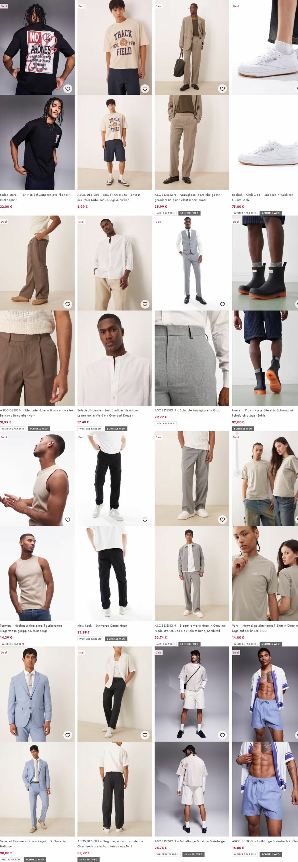 Prospekt Asos 04.08.2025 - 13.08.2025