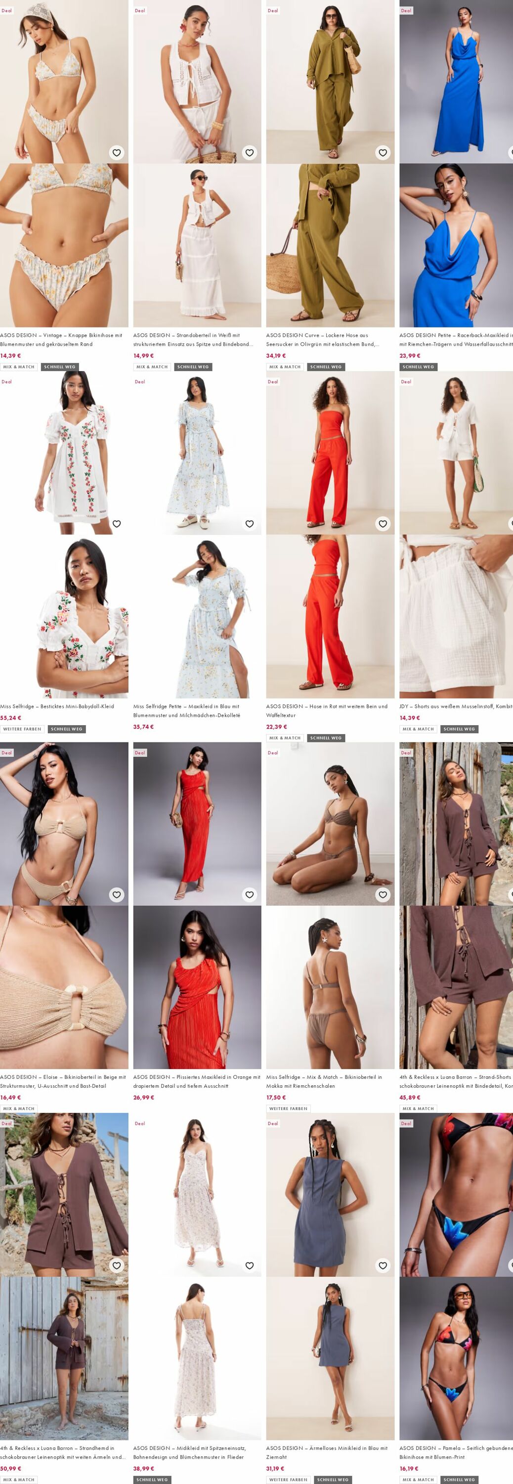 Prospekt Asos 04.08.2025 - 13.08.2025
