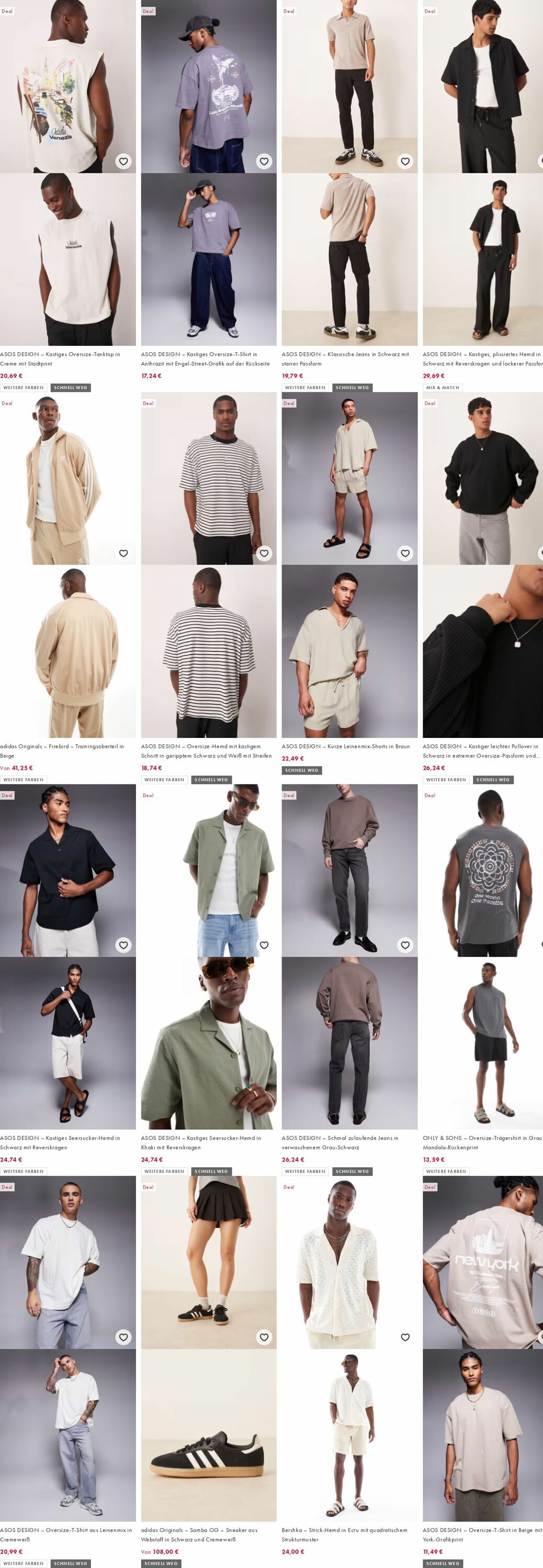 Prospekt Asos 04.08.2025 - 13.08.2025
