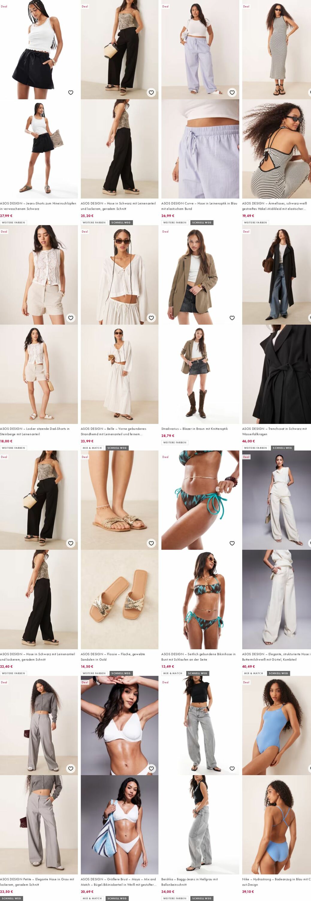 Prospekt Asos 04.08.2025 - 13.08.2025