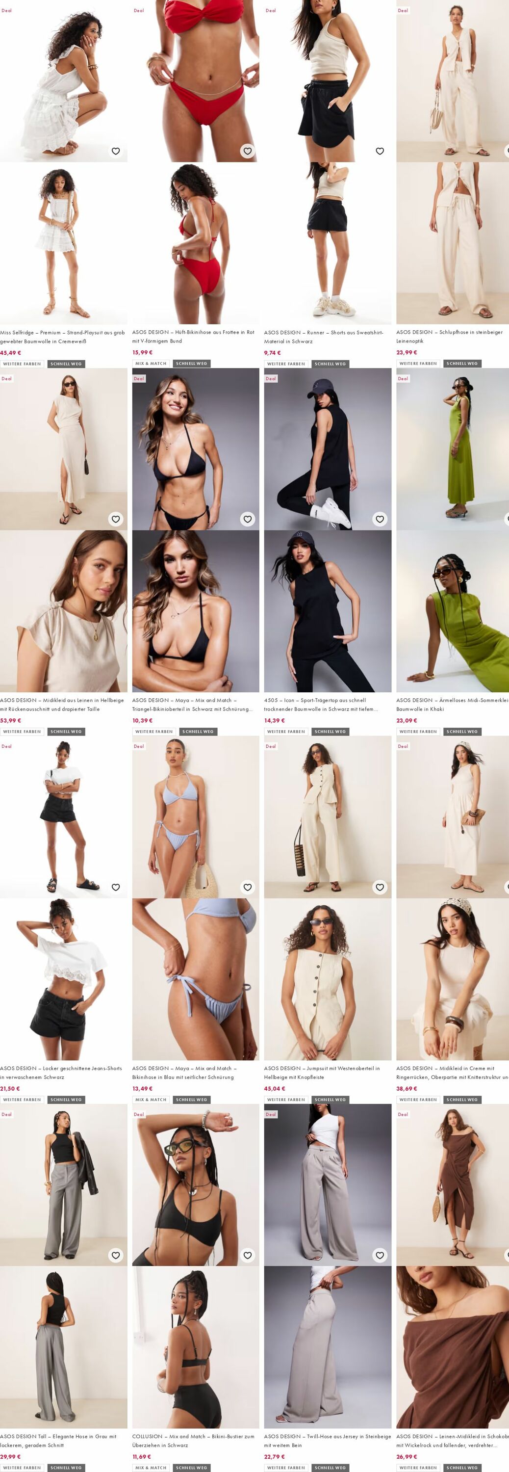 Prospekt Asos 04.08.2025 - 13.08.2025