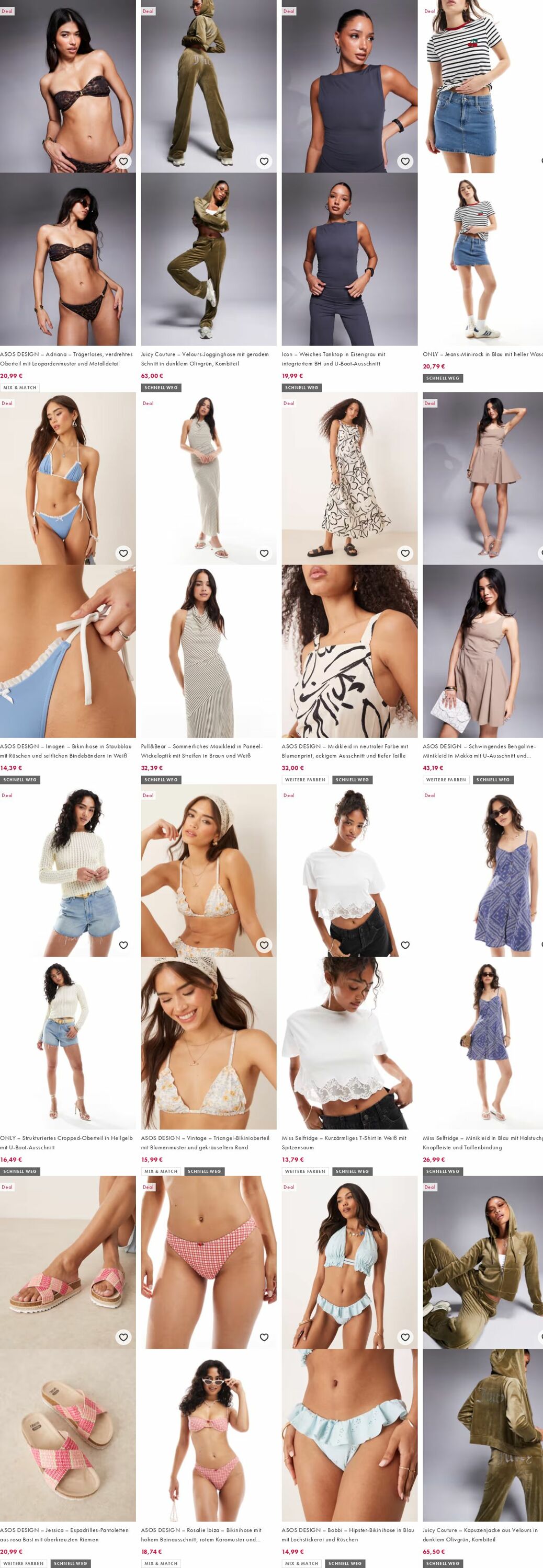 Prospekt Asos 04.08.2025 - 13.08.2025