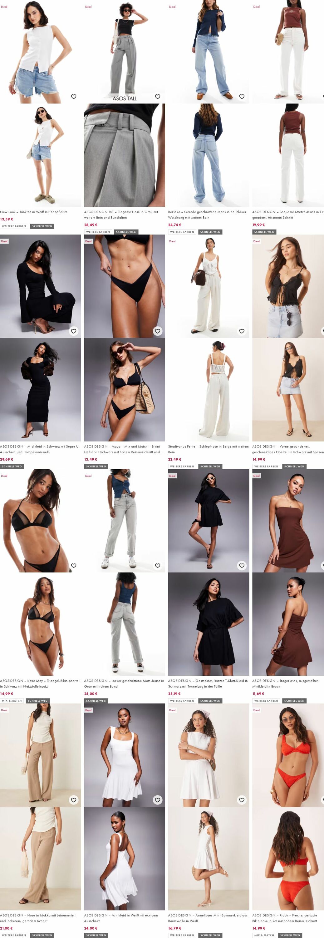 Prospekt Asos 04.08.2025 - 13.08.2025
