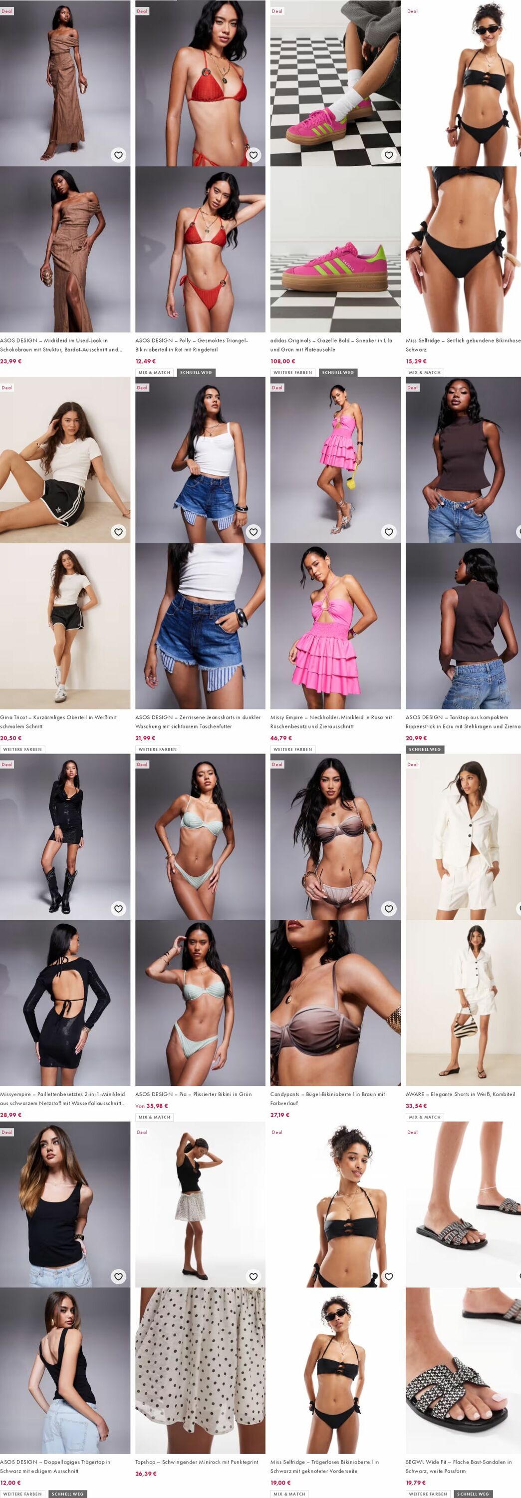 Prospekt Asos 04.08.2025 - 13.08.2025