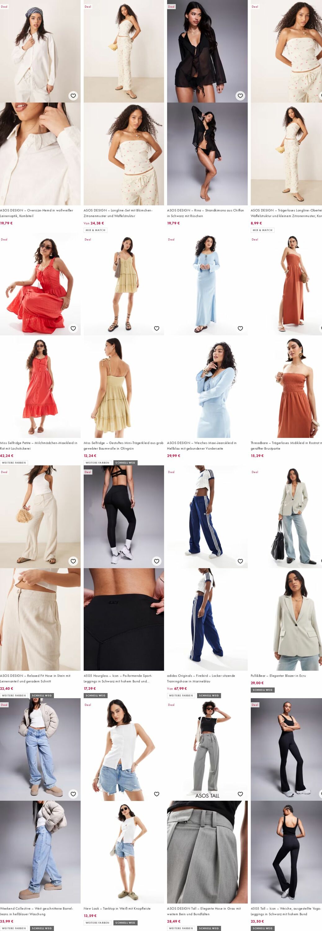 Prospekt Asos 04.08.2025 - 13.08.2025