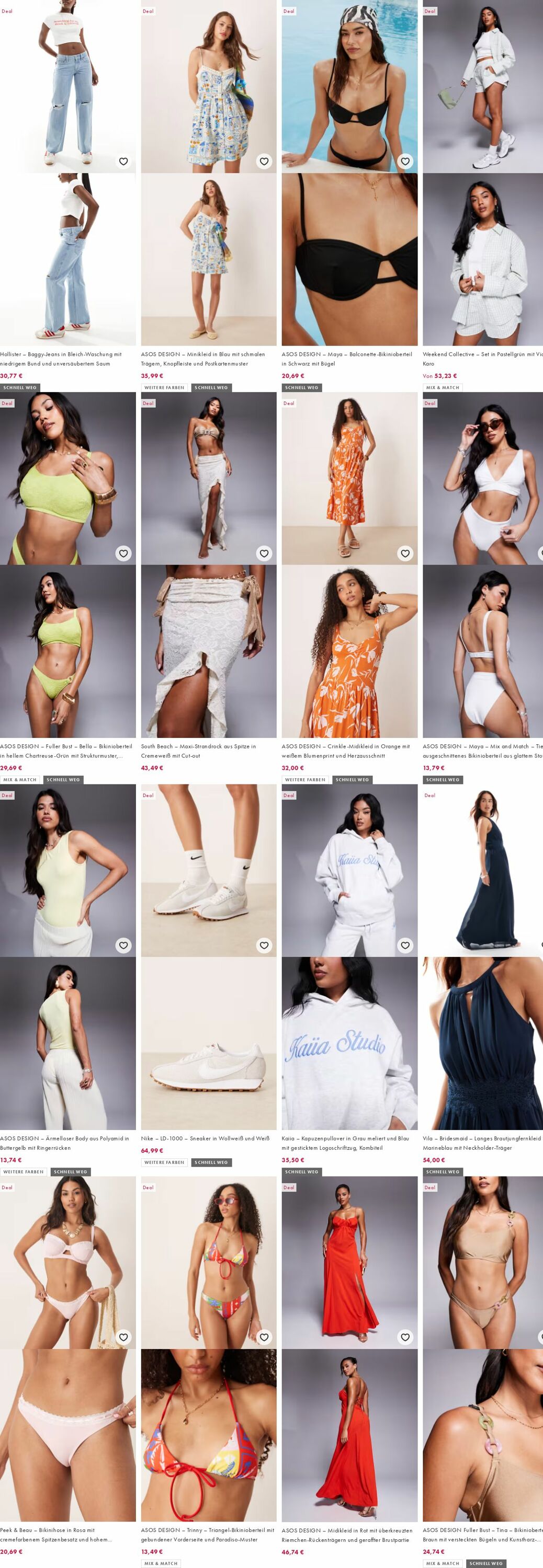 Prospekt Asos 04.08.2025 - 13.08.2025