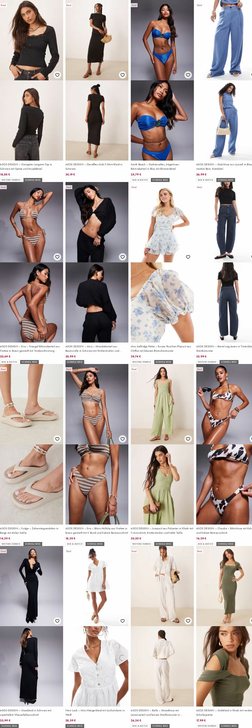 Prospekt Asos 04.08.2025 - 13.08.2025