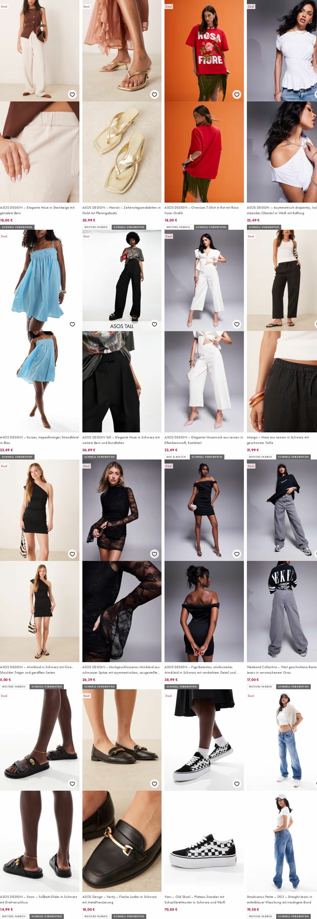 Prospekt Asos 07.07.2025 - 16.07.2025