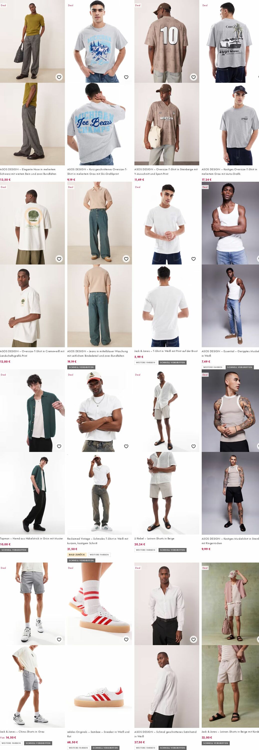 Prospekt Asos 07.07.2025 - 16.07.2025