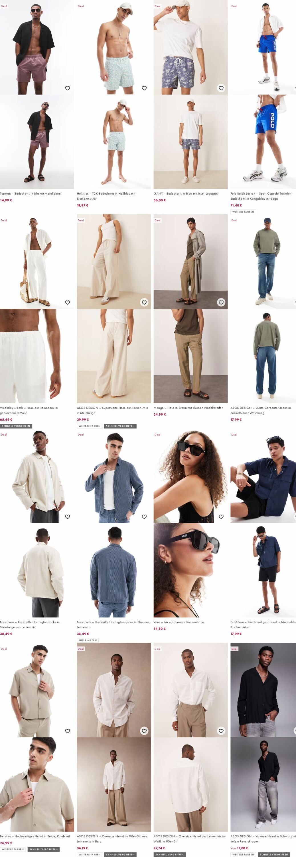 Prospekt Asos 07.07.2025 - 16.07.2025
