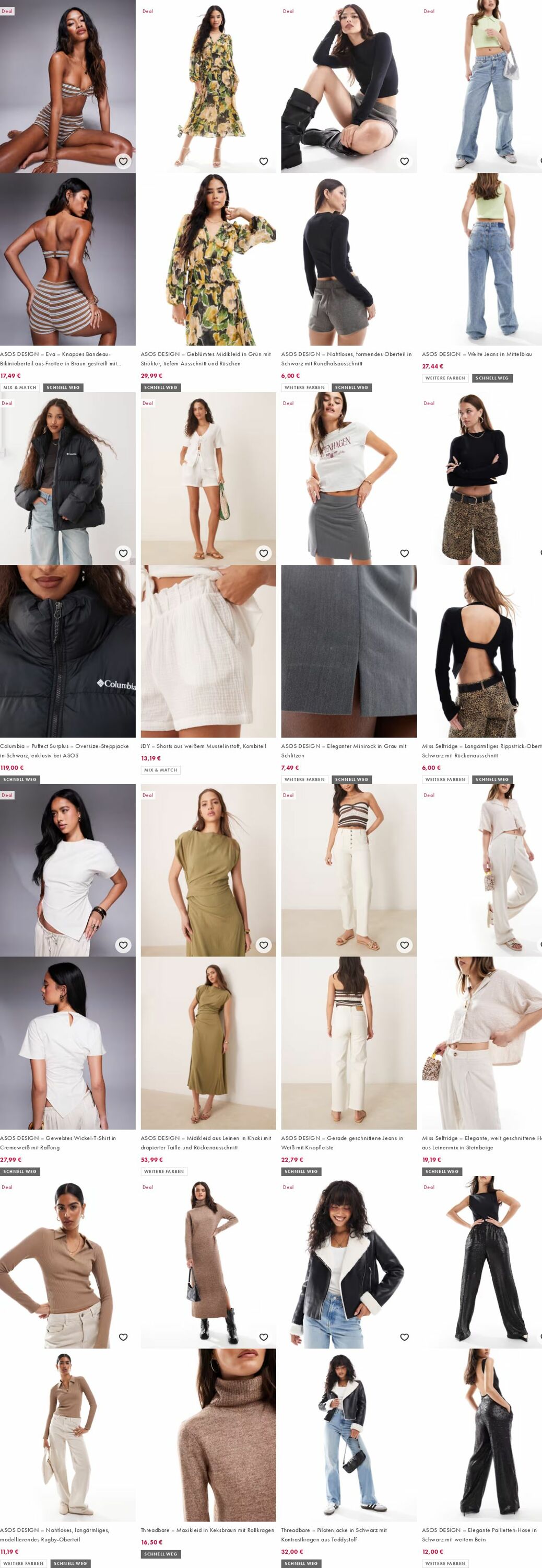 Prospekt Asos 08.09.2025 - 17.09.2025