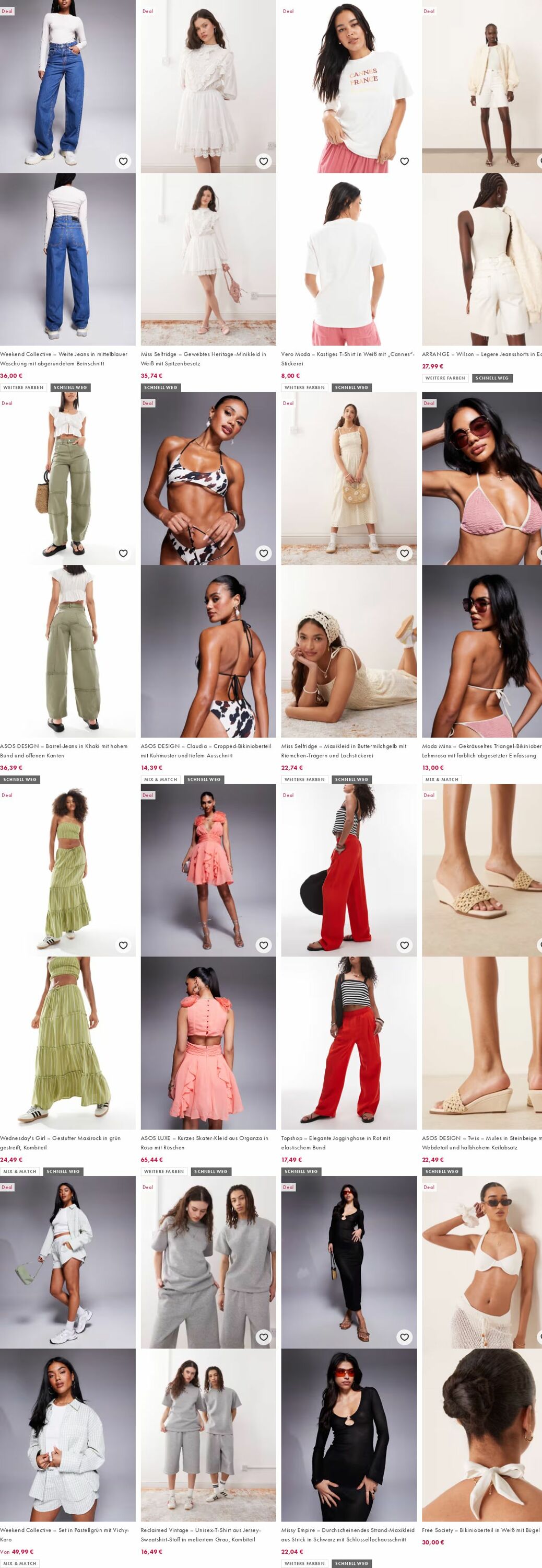 Prospekt Asos 18.08.2025 - 27.08.2025