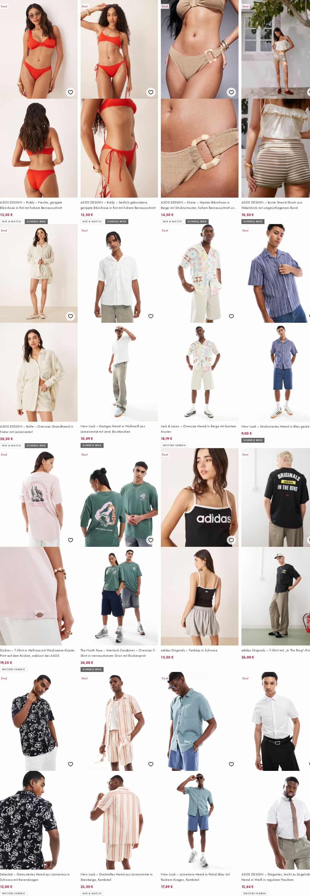 Prospekt Asos 18.08.2025 - 27.08.2025