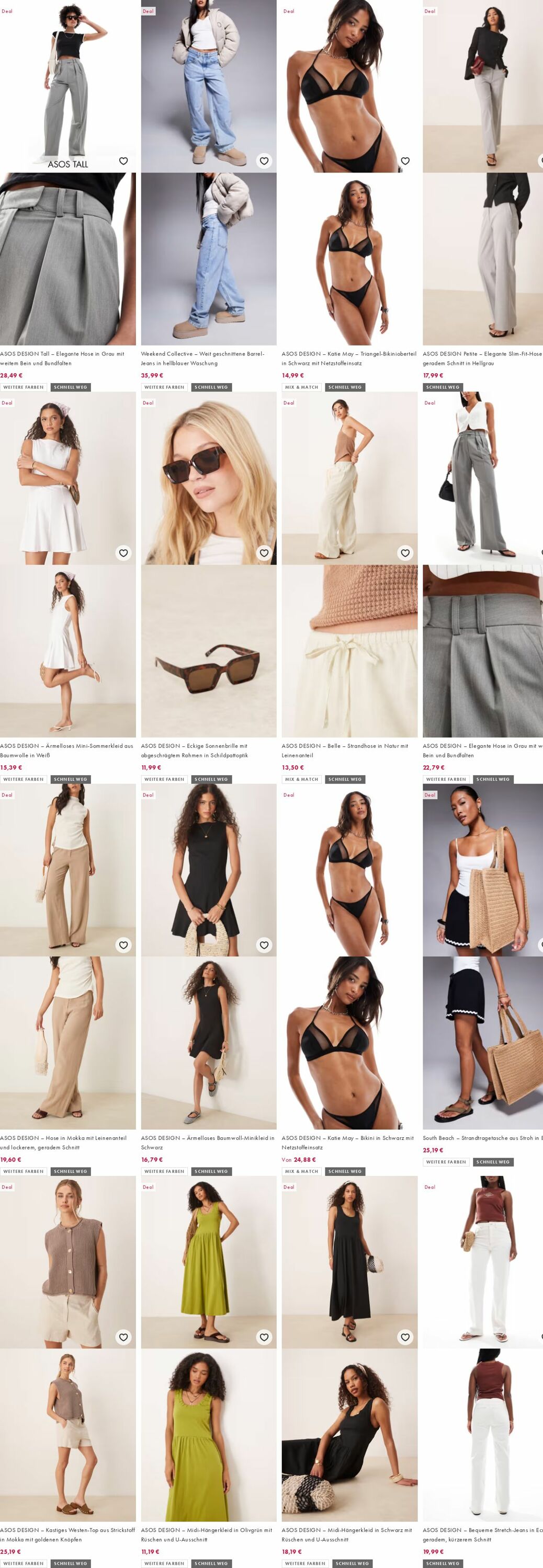 Prospekt Asos 18.08.2025 - 27.08.2025
