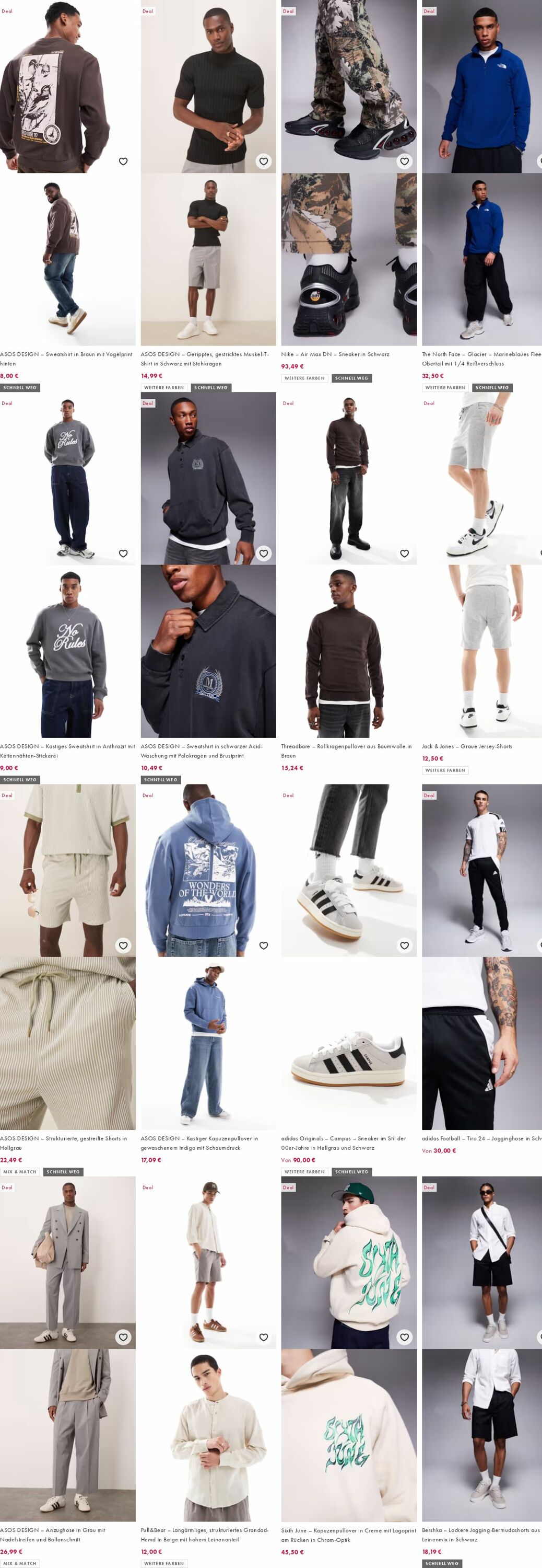 Prospekt Asos 18.08.2025 - 27.08.2025