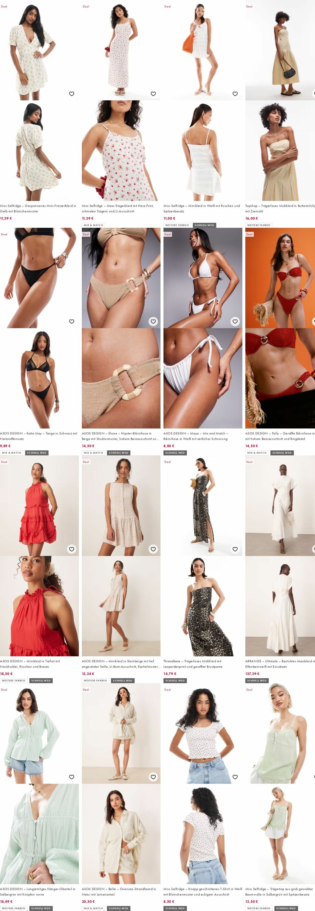 Prospekt Asos 18.08.2025 - 27.08.2025