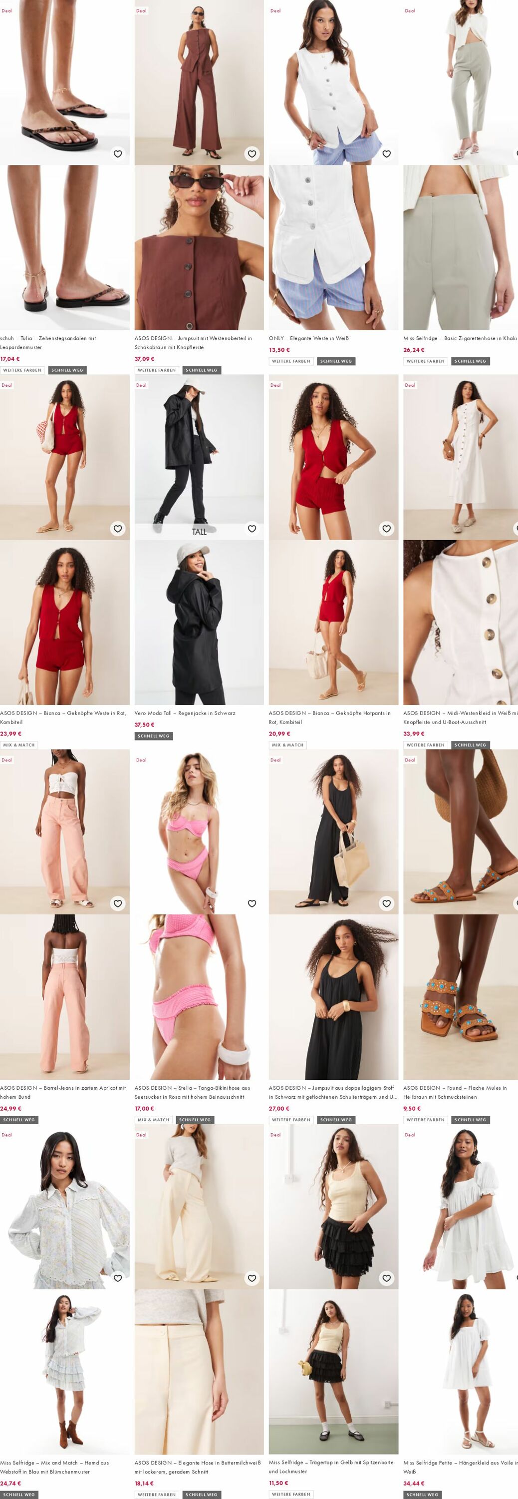 Prospekt Asos 18.08.2025 - 27.08.2025