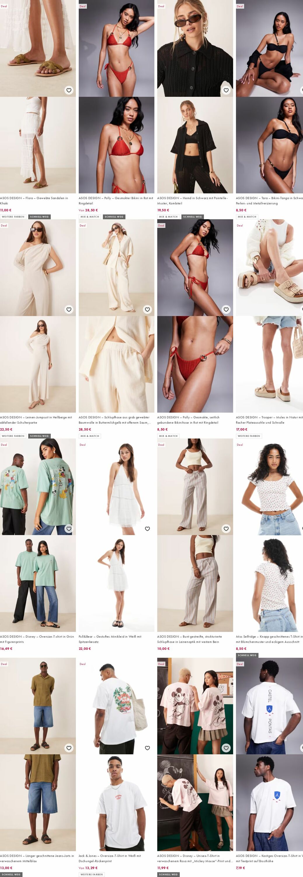 Prospekt Asos 18.08.2025 - 27.08.2025