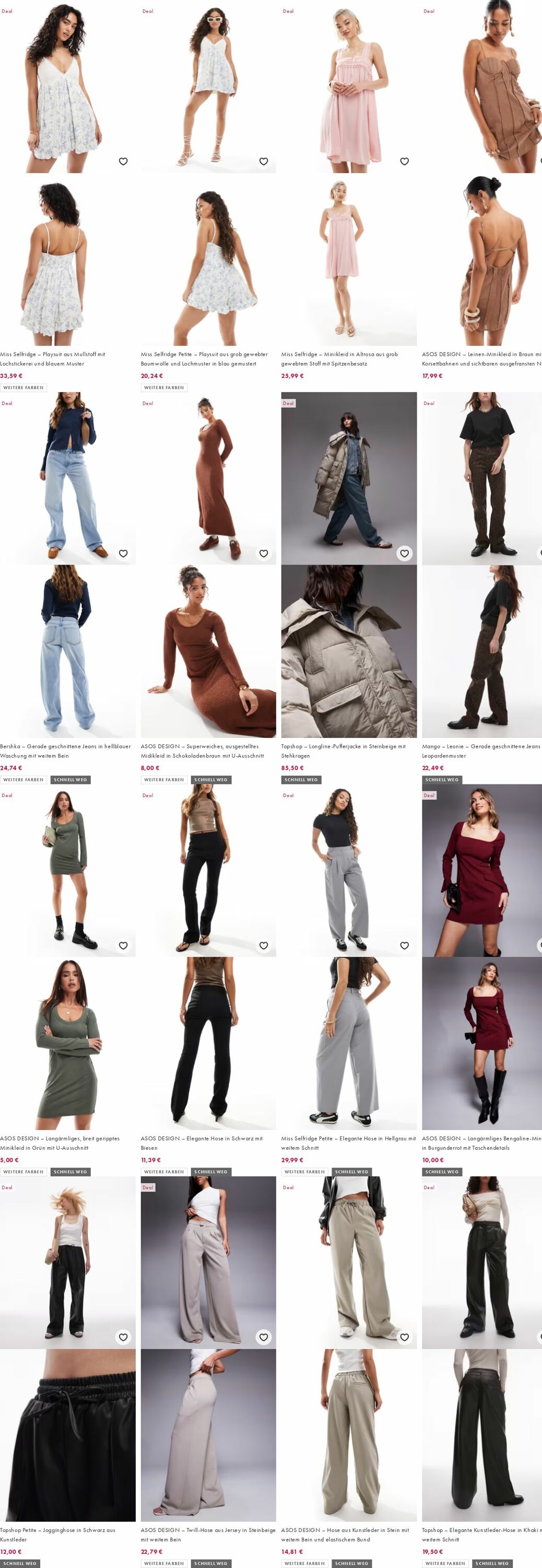Prospekt Asos 22.09.2025 - 01.10.2025