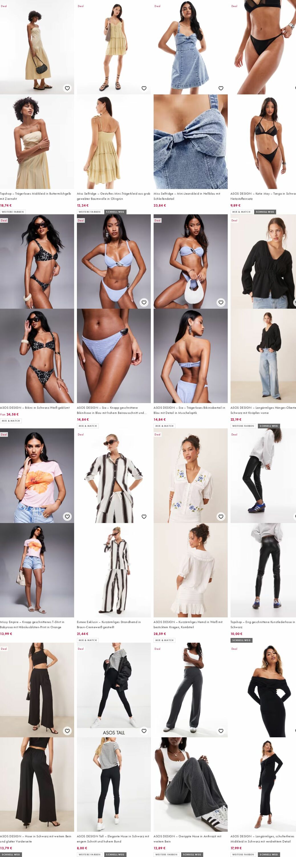 Prospekt Asos 22.09.2025 - 01.10.2025